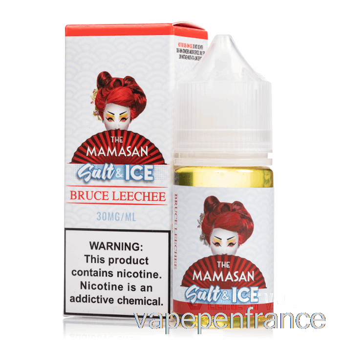 Ice Bruce Leechee Salt - Le E-liquide Mamasan - 30 Ml 30 Mg Stylo Vape